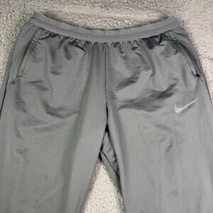 Nike Phenom Elite Pants Mens 2XL Gray Running Reflective Logo Gym Workout